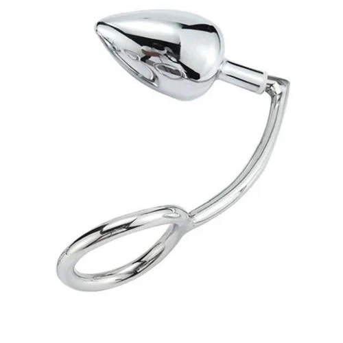 Set Anal Cock Hook 4663 with Stainless DiscreetChoice Steel Ring 0714